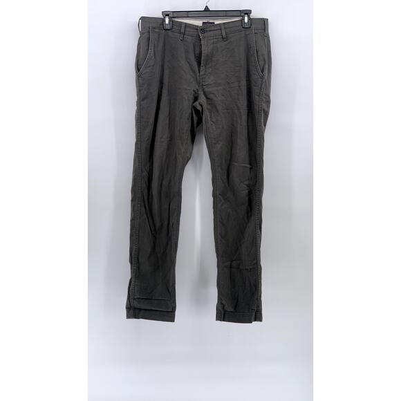 LEVI'S Men's Charcoal Gray Athletic-Fit Tapered Chino Pants SZ 32X34 - Picture 1 of 11